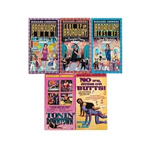 Lot of 5 Richard Simmons VHS Tapes - Tonin' Meltdown, Broadway x3, No If's Ands